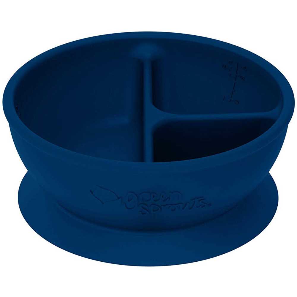 Bowl con Divisiones Adherente 100% Silicona - Lina Sustentable, ropa Niño Chile, ropa de niño en oferta