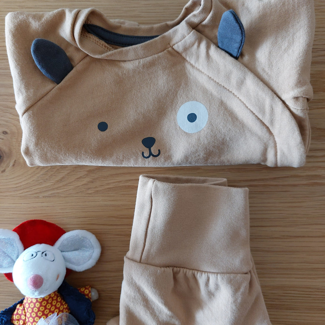 Conjunto bebé perrito - Lina Sustentable, ropa Niño Chile, ropa de niño en oferta