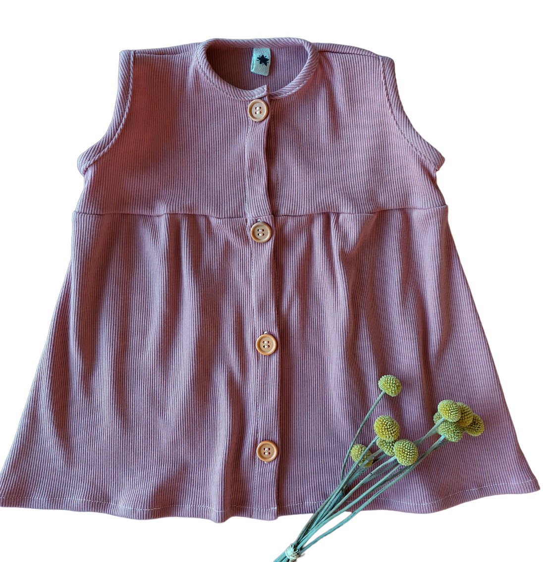 Vestido sin mangas - Lina Sustentable, ropa Niño Chile, ropa de niño en oferta