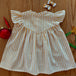 Vestido alas 2 algodón lino - Lina Sustentable, ropa Niño Chile, ropa de niño en oferta