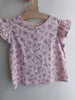 Blusa alas hojas rosa - Lina Sustentable, ropa Niño Chile, ropa de niño en oferta
