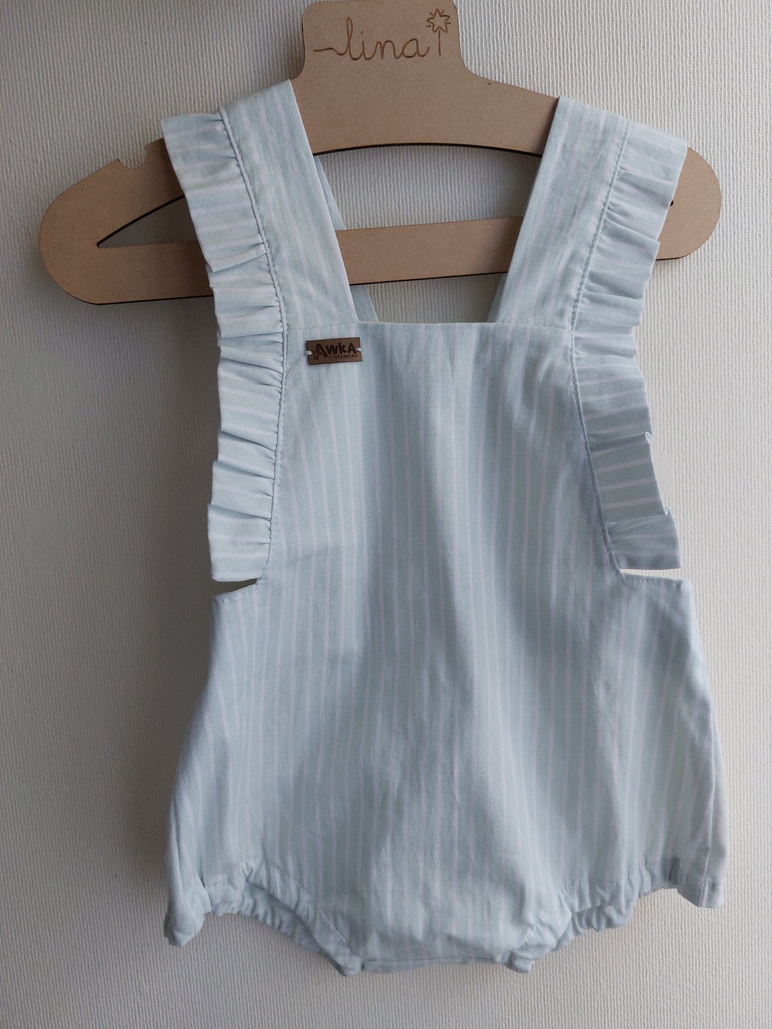 Ranita volante algodón rayas - Lina Sustentable, ropa Niño Chile, ropa de niño en oferta