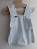 Ranita volante algodón rayas - Lina Sustentable, ropa Niño Chile, ropa de niño en oferta