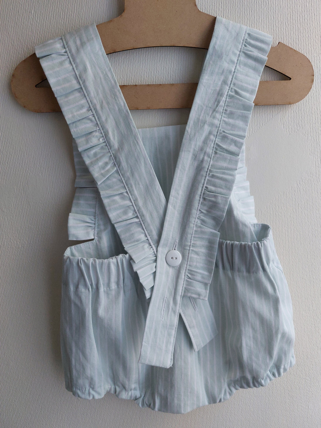 Ranita volante algodón rayas - Lina Sustentable, ropa Niño Chile, ropa de niño en oferta