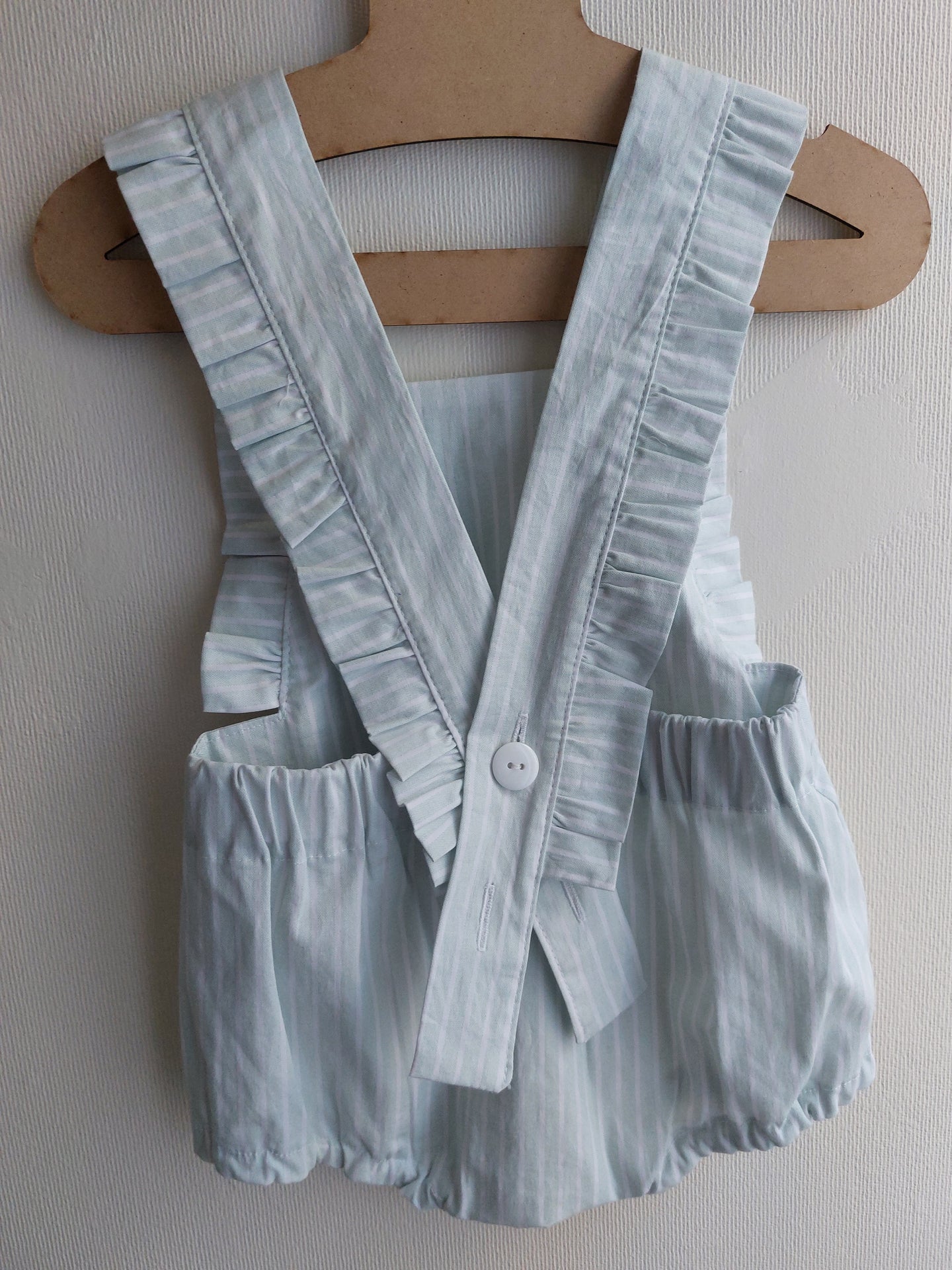 Ranita volante algodón rayas - Lina Sustentable, ropa Niño Chile, ropa de niño en oferta