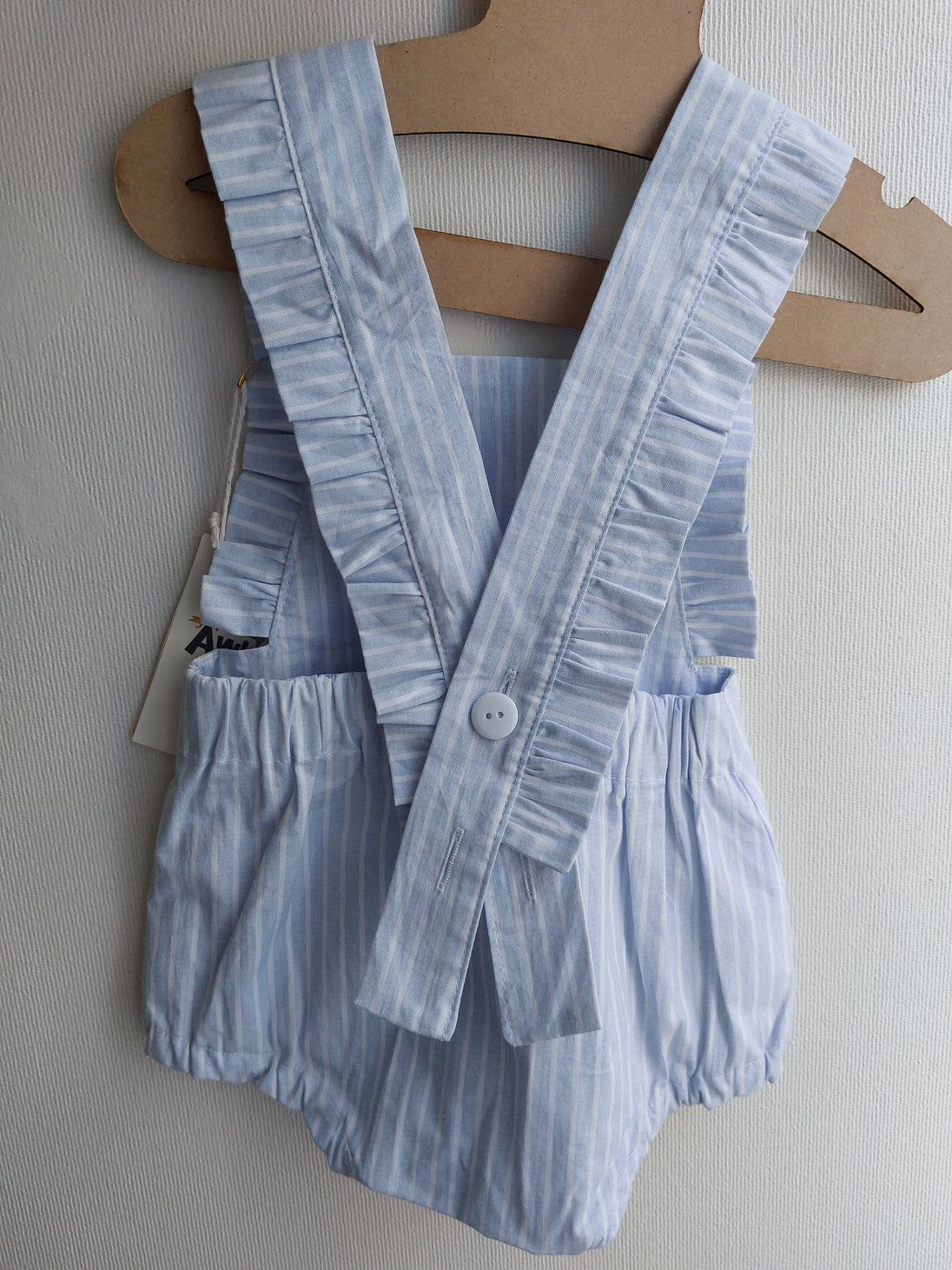 Ranita volante algodón rayas - Lina Sustentable, ropa Niño Chile, ropa de niño en oferta