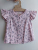 Blusa alas hojas rosa - Lina Sustentable, ropa Niño Chile, ropa de niño en oferta