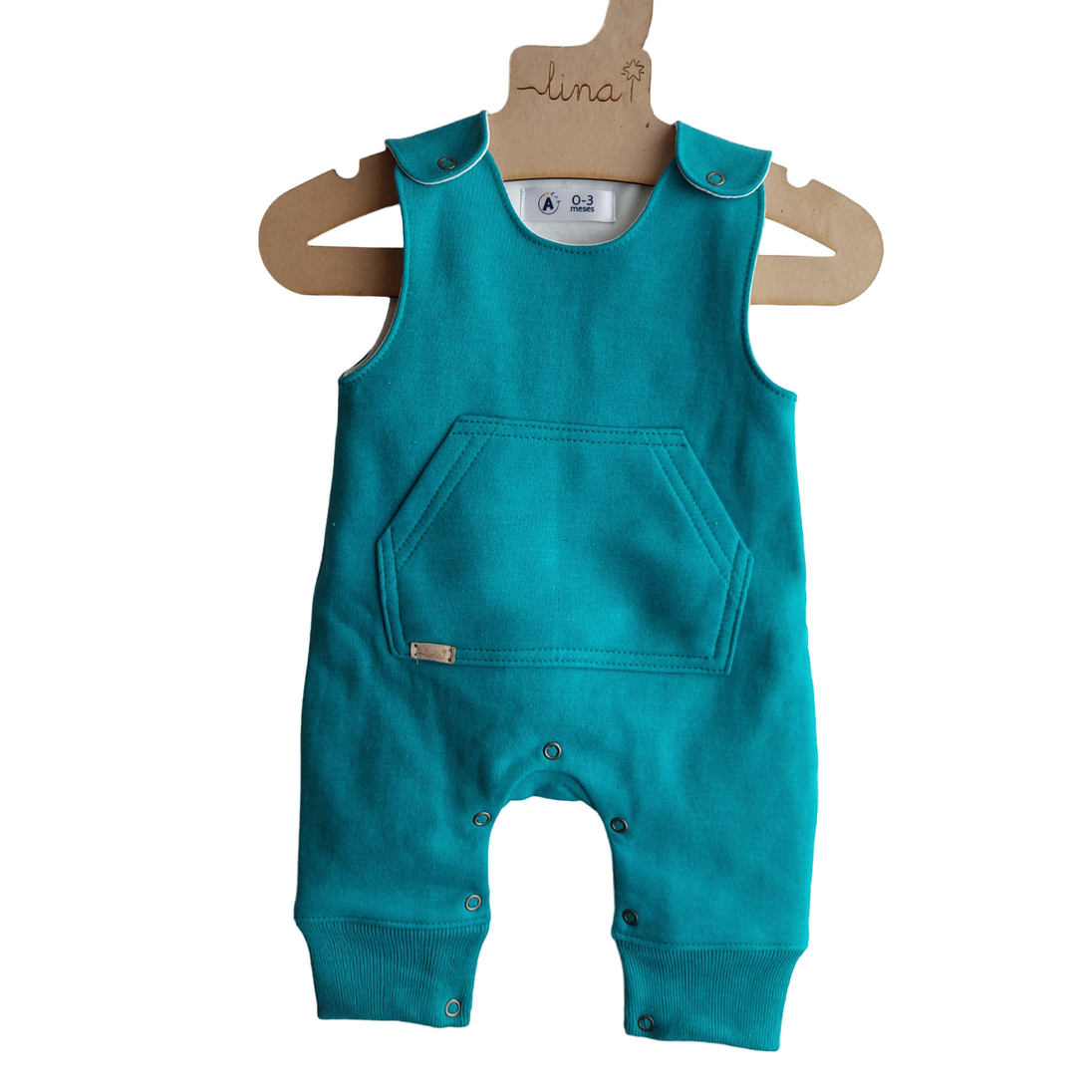 Jardinera bebé interior algodón Pima - Lina Sustentable, ropa Niño Chile, ropa de niño en oferta
