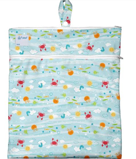 Estuche muda impermeable mediano 30x35cm - Lina Sustentable, ropa Niño Chile, ropa de niño en oferta