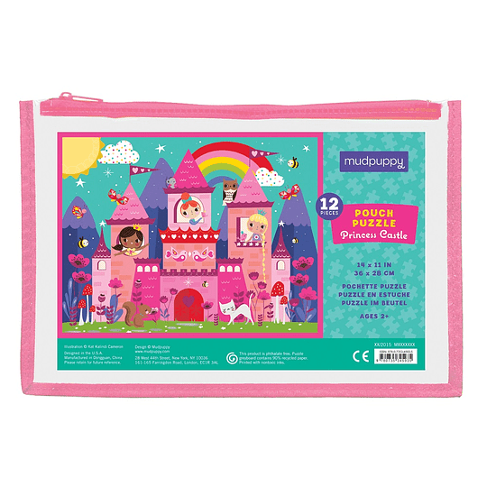 Puzzle en estuche 12 pcs - Lina Sustentable, ropa Niño Chile, ropa de niño en oferta