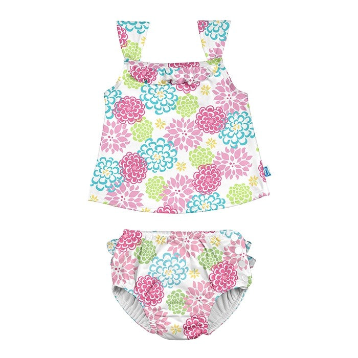 Traje de Baño Tankini con pañal 2pcs - Lina Sustentable, ropa Niño Chile, ropa de niño en oferta