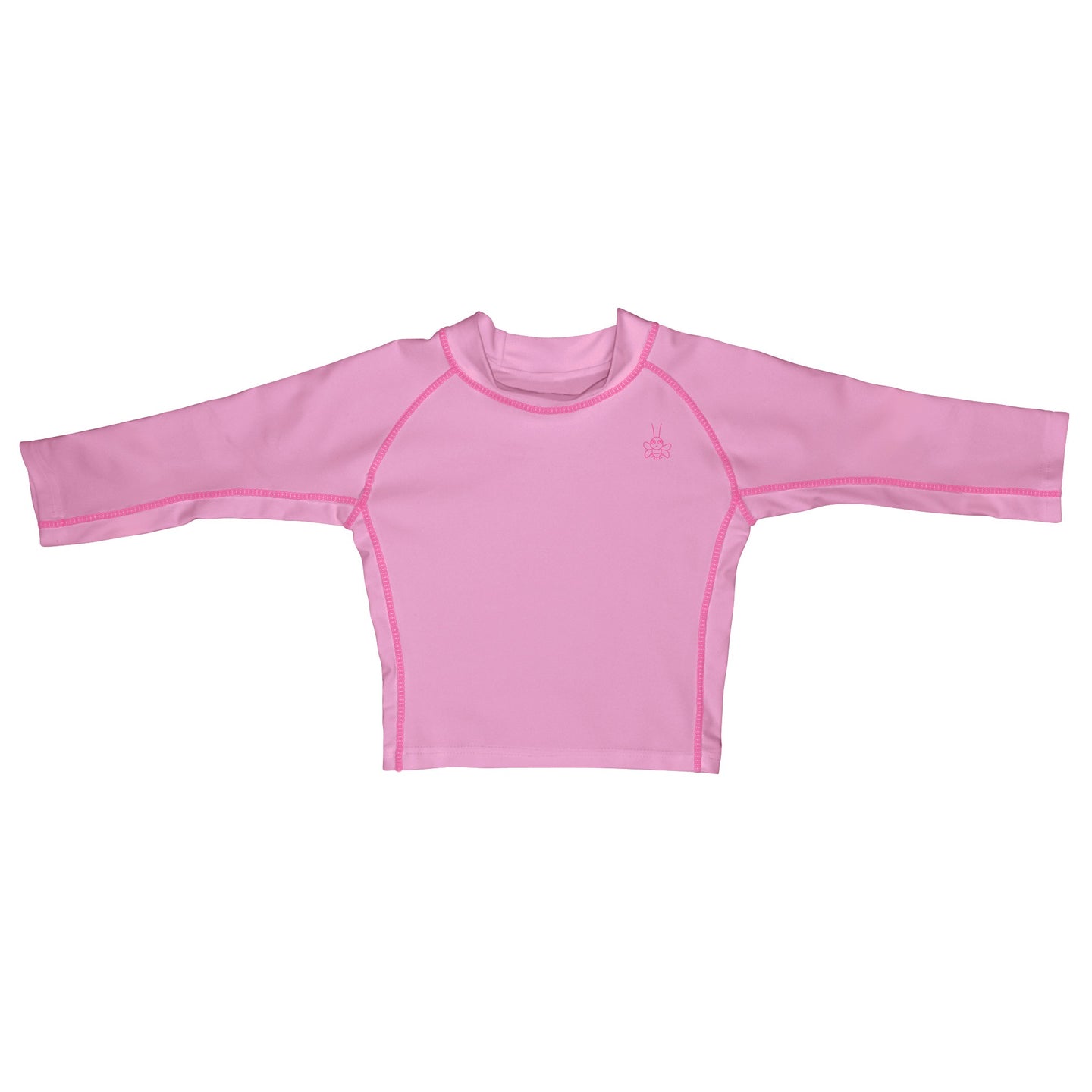 Polera Manga Larga FILTRO UV logo abeja - Lina Sustentable, ropa Niño Chile, ropa de niño en oferta