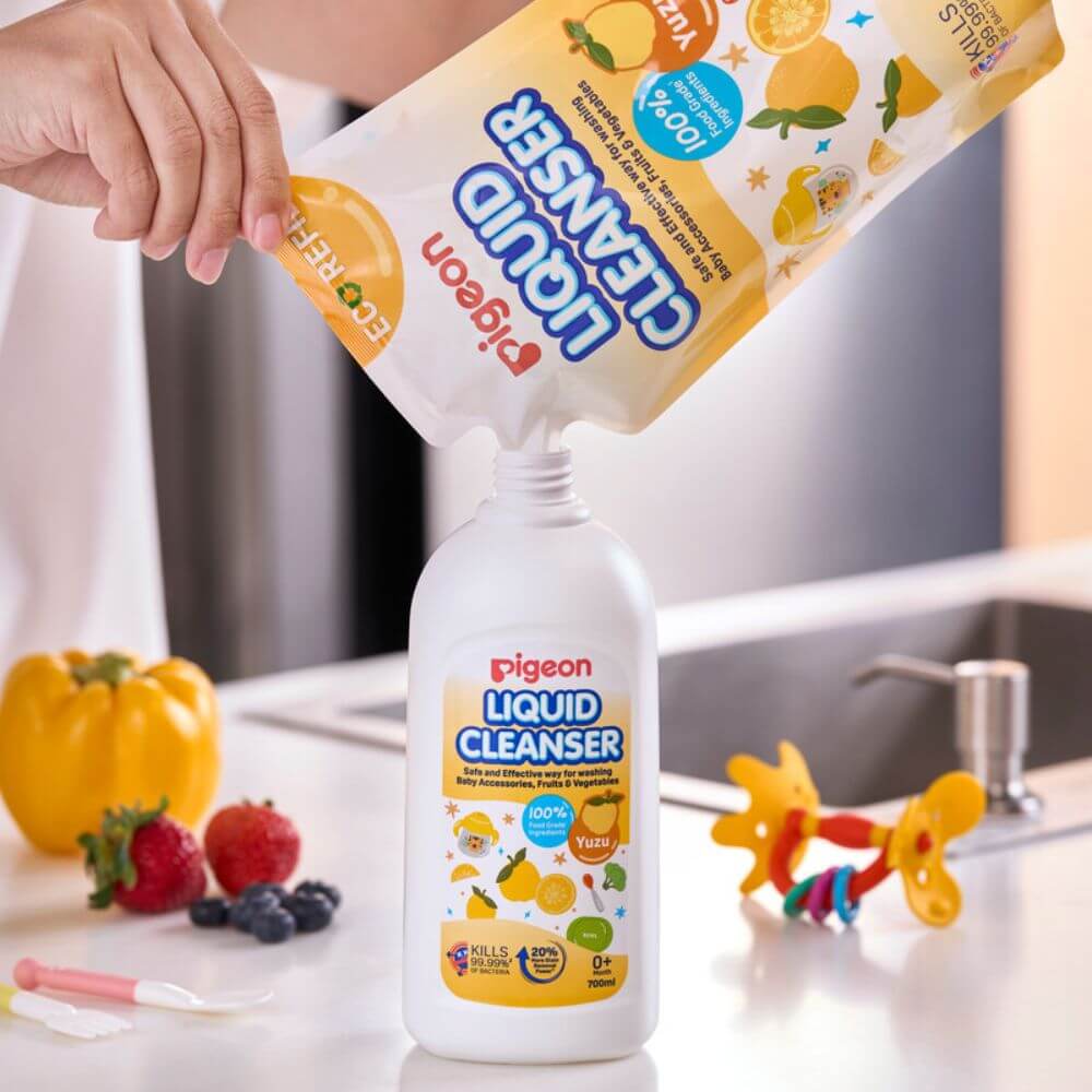 Recarga limpiador de Mamaderas, Frutas y Verduras 650ml Clásico y Yuzu - Lina Sustentable, ropa Niño Chile, ropa de niño en oferta