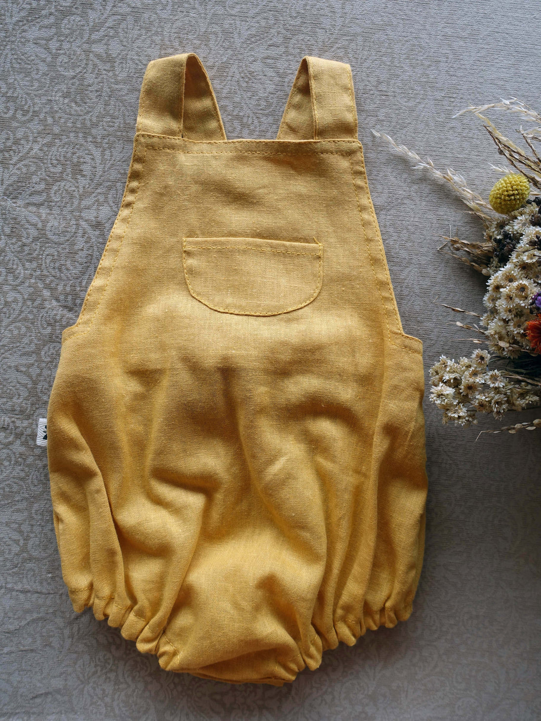 Ranita simple lino algodón - Lina Sustentable, ropa Niño Chile, ropa de niño en oferta