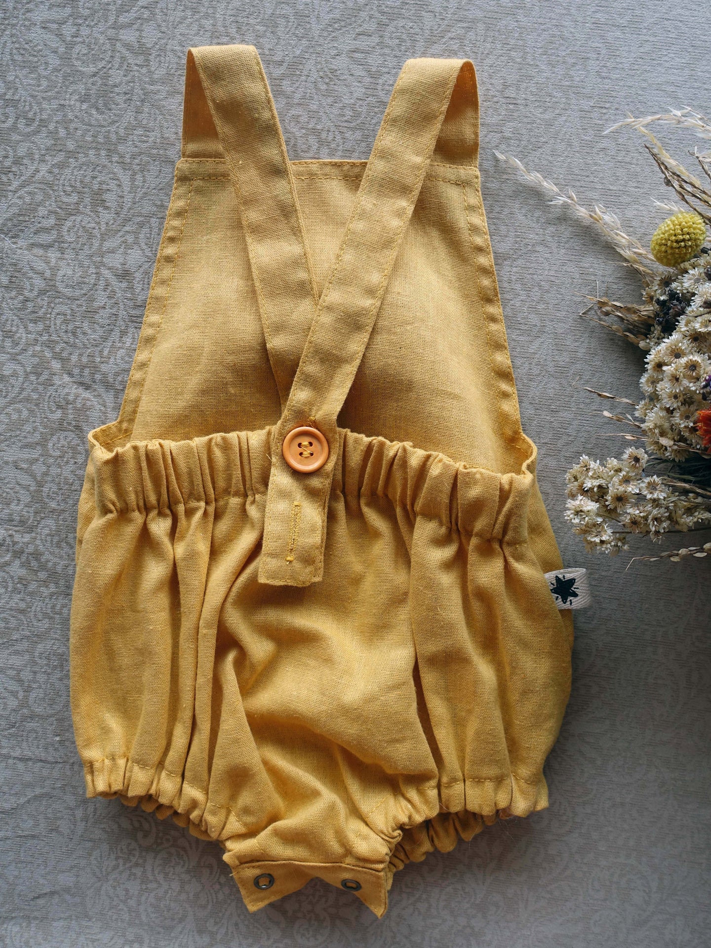 Ranita simple lino algodón - Lina Sustentable, ropa Niño Chile, ropa de niño en oferta