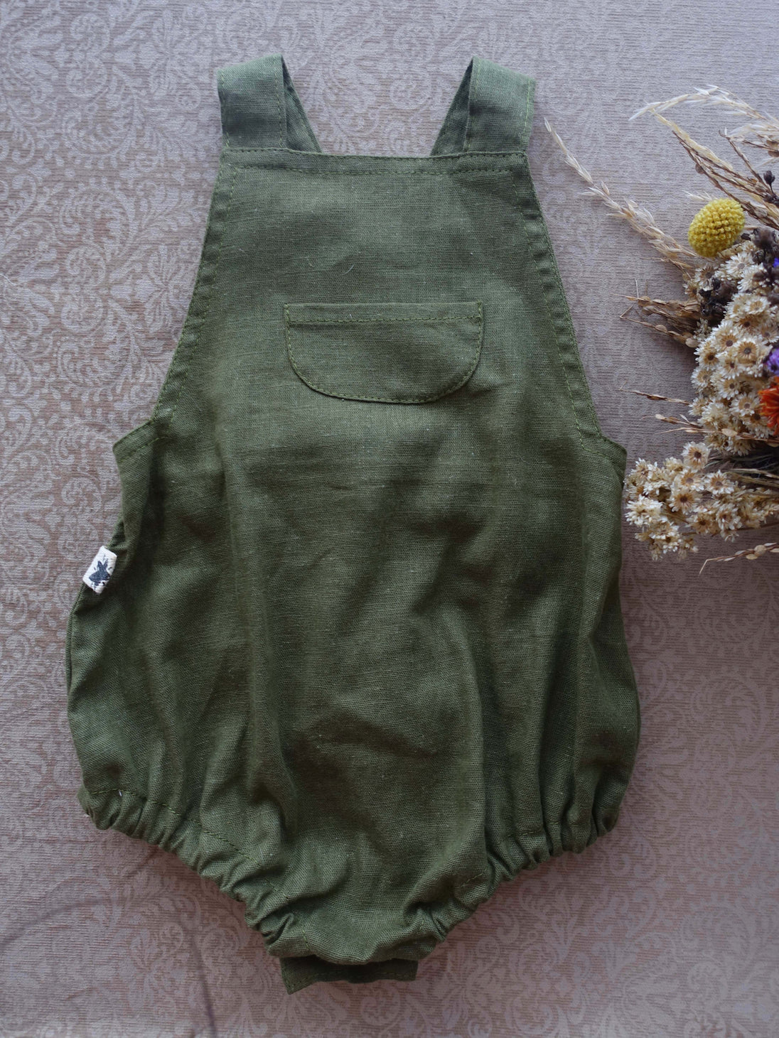 Ranita simple lino algodón - Lina Sustentable, ropa Niño Chile, ropa de niño en oferta