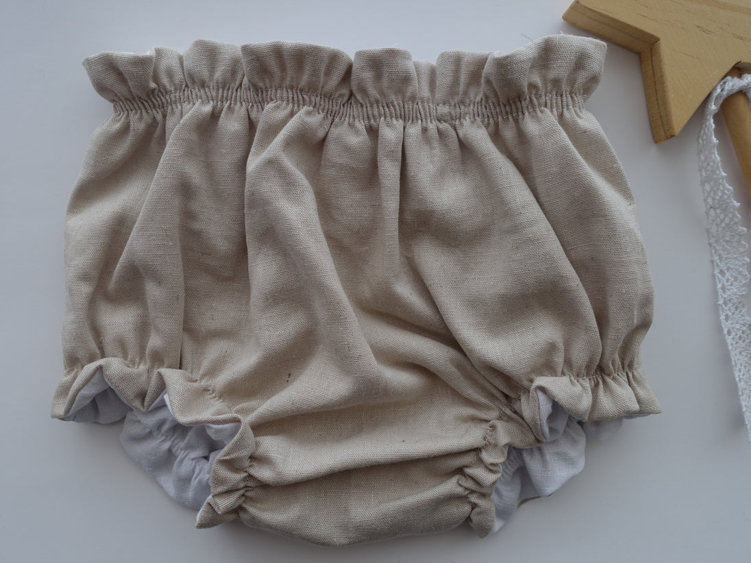 Bombachos cubrepañal algodón lino - Lina Sustentable, ropa Niño Chile, ropa de niño en oferta