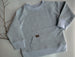 Polerón canguro algodón gris claro - Lina Sustentable, ropa Niño Chile, ropa de niño en oferta