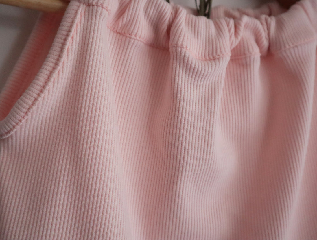 Polera sin mangas rosa - Lina Sustentable, ropa Niño Chile, ropa de niño en oferta