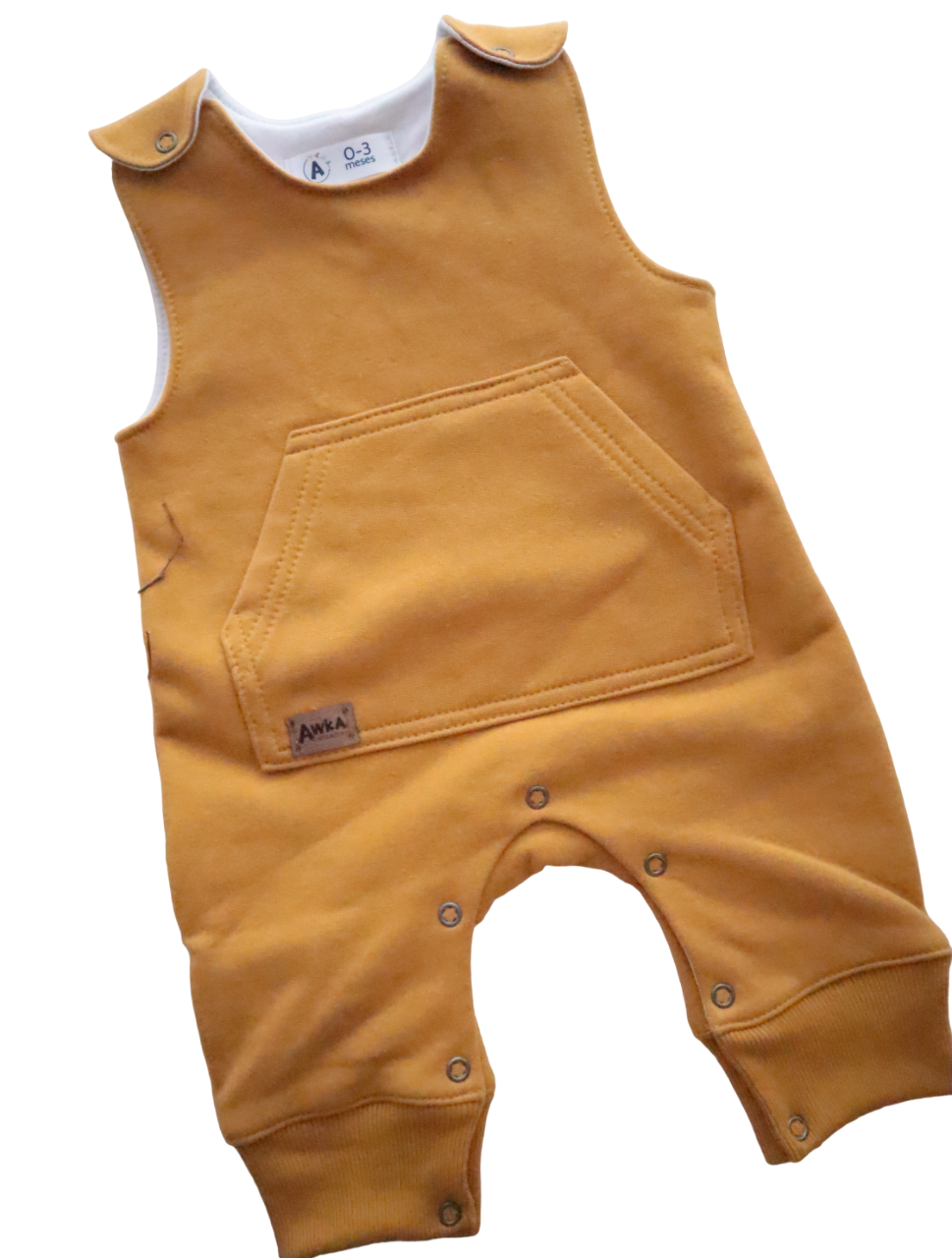 Jardinera bebé interior algodón Pima - Lina Sustentable, ropa Niño Chile, ropa de niño en oferta