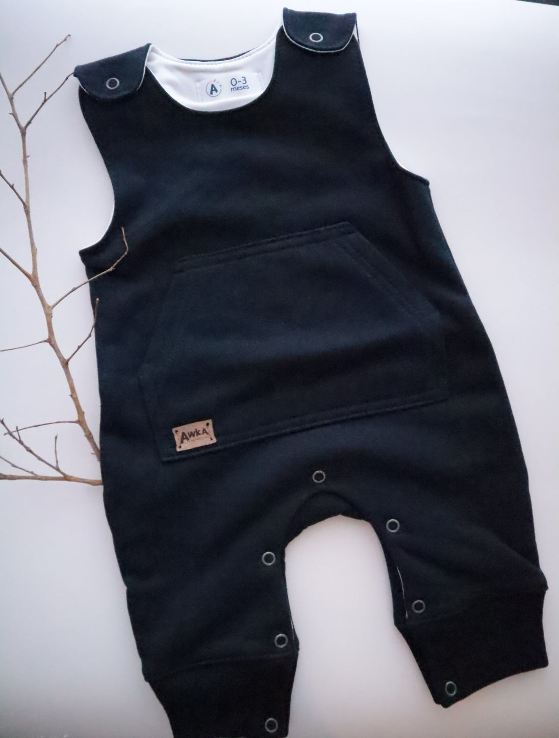 Jardinera bebé interior algodón Pima - Lina Sustentable, ropa Niño Chile, ropa de niño en oferta