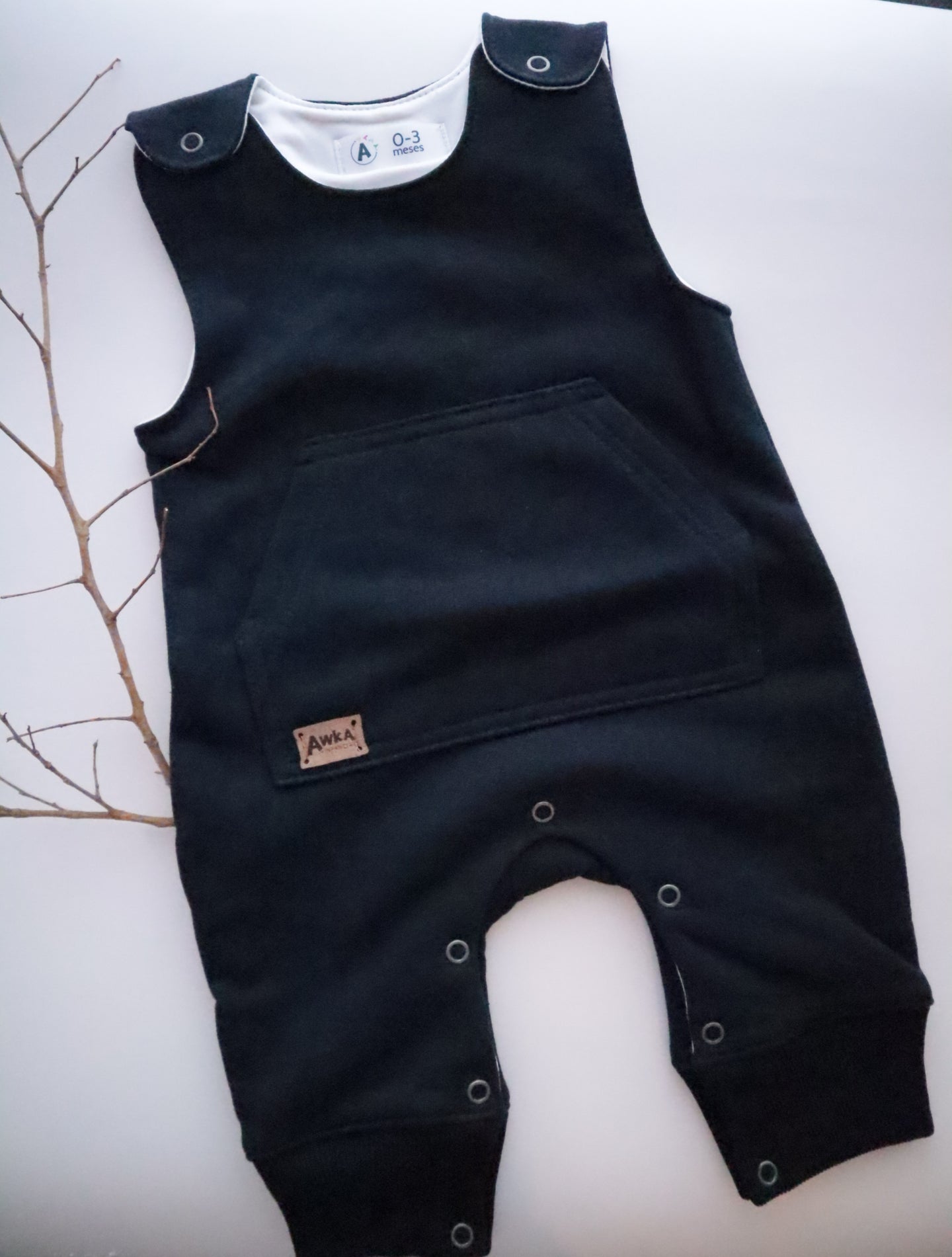 Jardinera bebé interior algodón Pima - Lina Sustentable, ropa Niño Chile, ropa de niño en oferta