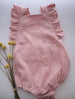 Ranita con volante lino - Lina Sustentable, ropa Niño Chile, ropa de niño en oferta