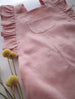Ranita con volante lino - Lina Sustentable, ropa Niño Chile, ropa de niño en oferta