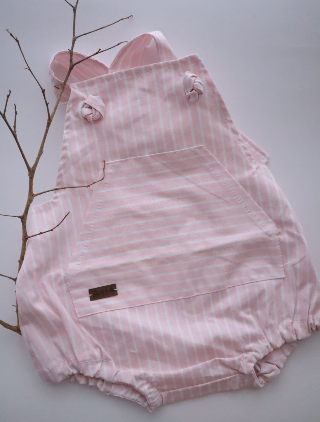 Ranita nudo algodón rayas - Lina Sustentable, ropa Niño Chile, ropa de niño en oferta