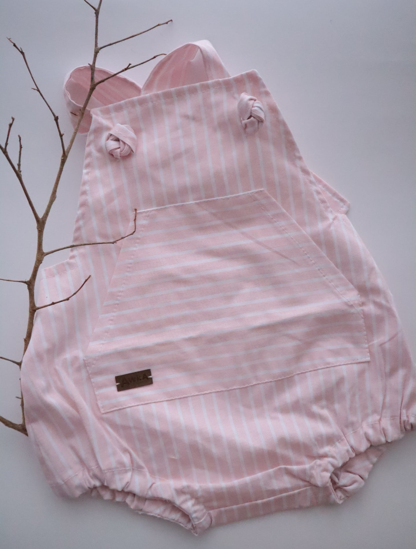 Ranita nudo algodón rayas - Lina Sustentable, ropa Niño Chile, ropa de niño en oferta