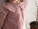 Blusa manga corta floreado rosa - Lina Sustentable, ropa Niño Chile, ropa de niño en oferta