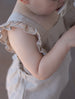 Ranita con volante lino - Lina Sustentable, ropa Niño Chile, ropa de niño en oferta