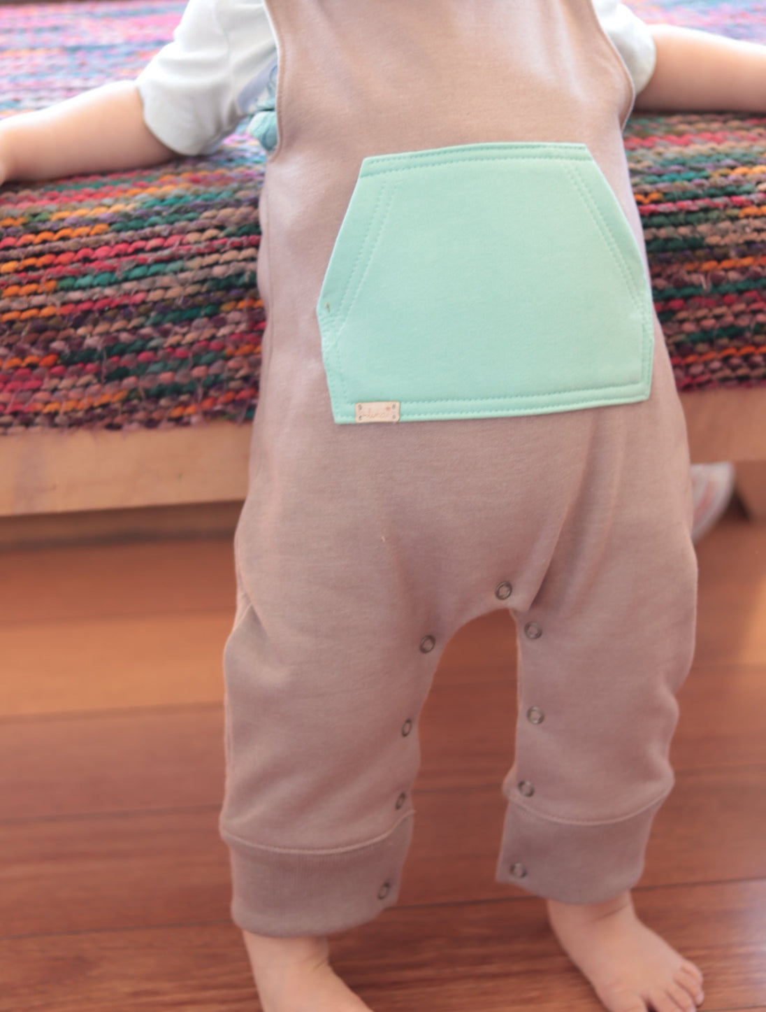 Jardinera bebé interior algodón Pima - Lina Sustentable, ropa Niño Chile, ropa de niño en oferta