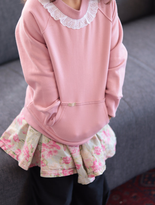 Polerón canguro algodón - Lina Sustentable, ropa Niño Chile, ropa de niño en oferta