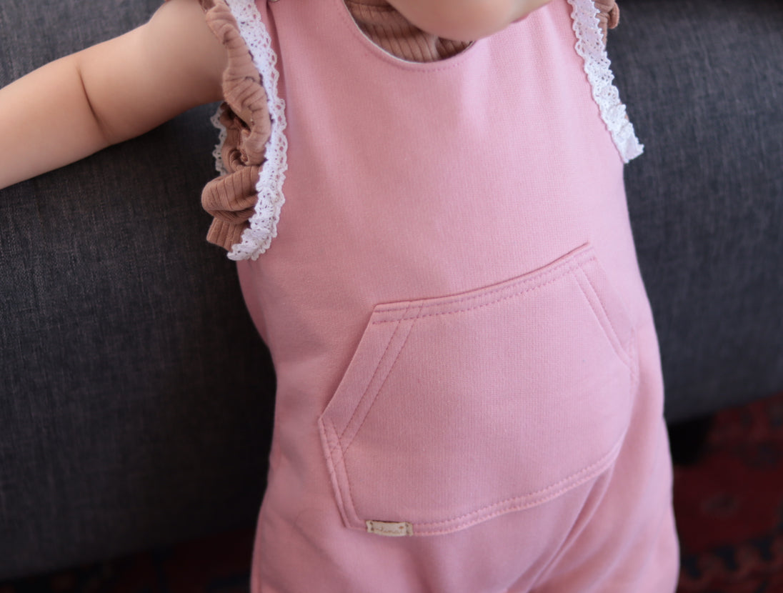 Jardinera bebé interior algodón Pima - Lina Sustentable, ropa Niño Chile, ropa de niño en oferta