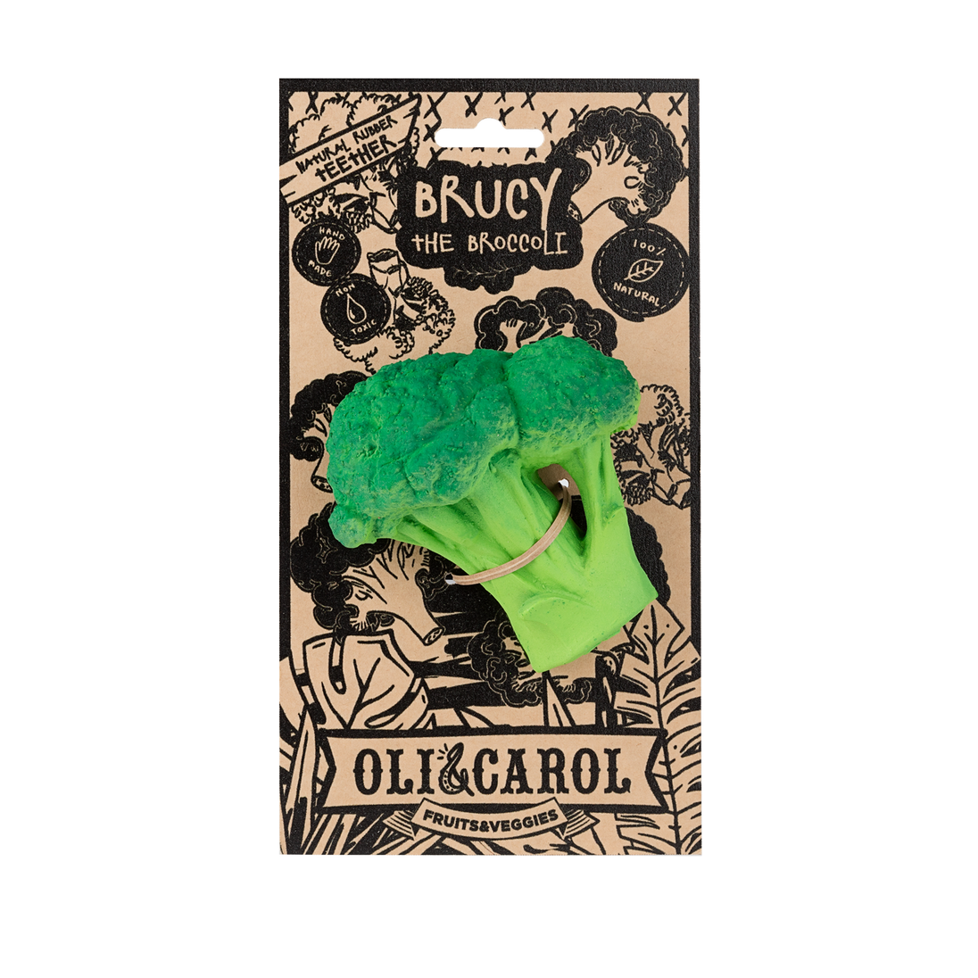 Mordedor 100% caucho natural formas biodegradable - Lina Sustentable, ropa Niño Chile, ropa de niño en oferta