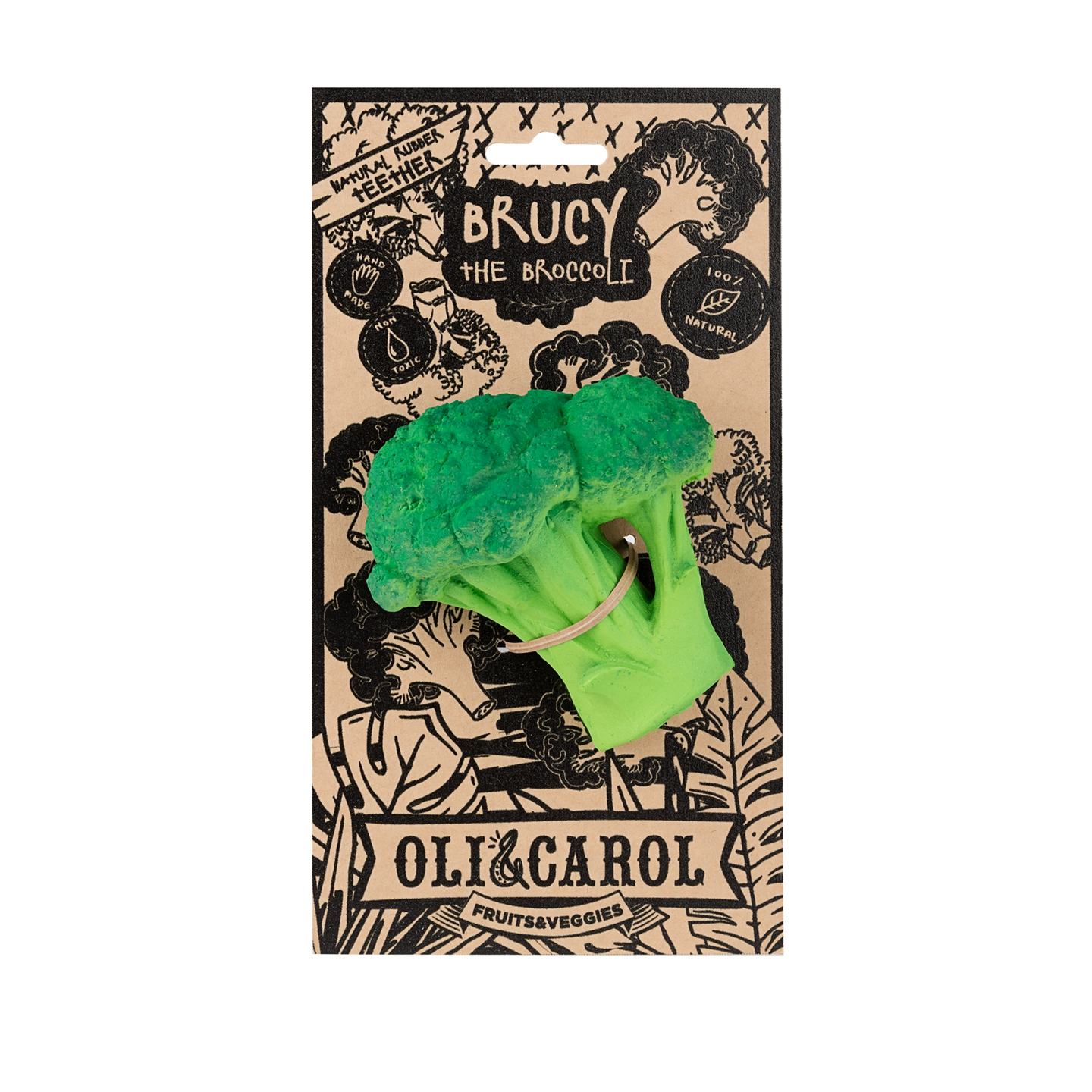 Mordedor 100% caucho natural formas biodegradable - Lina Sustentable, ropa Niño Chile, ropa de niño en oferta