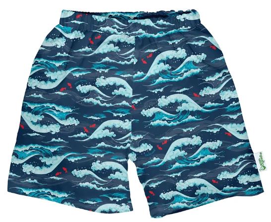 Traje de Baño short con Pañal - Lina Sustentable, ropa Niño Chile, ropa de niño en oferta