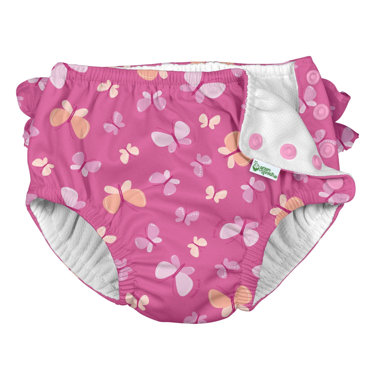 Traje de Baño zunga con pañal niña - Lina Sustentable, ropa Niño Chile, ropa de niño en oferta