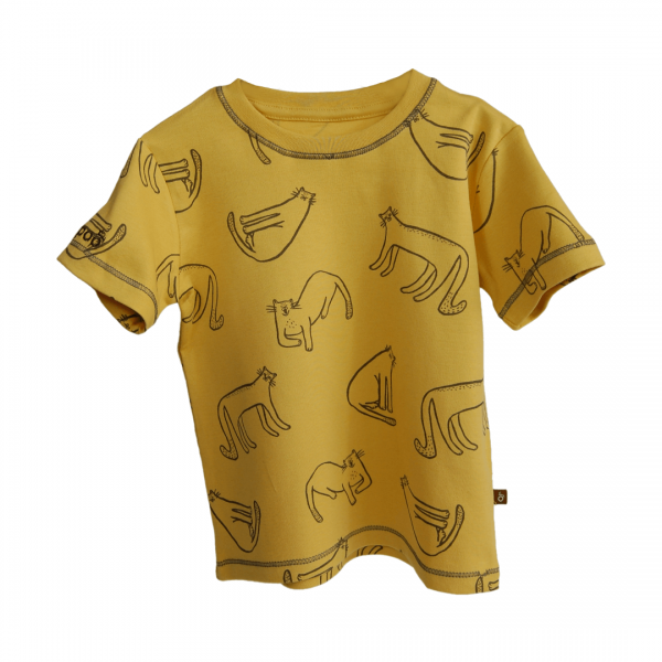 Polera Manga Corta algodón pima orgánico - Lina Sustentable, ropa Niño Chile, ropa de niño en oferta