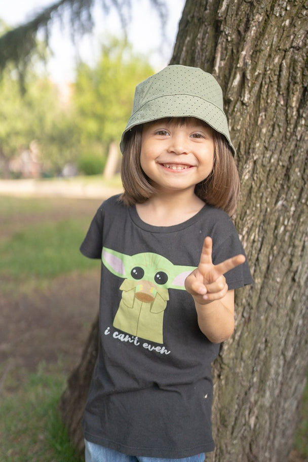 Gorro bucket algodón - Lina Sustentable, ropa Niño Chile, ropa de niño en oferta