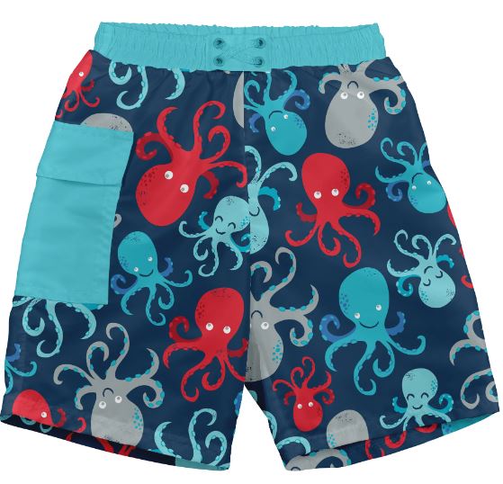 Traje de Baño short con Pañal - Lina Sustentable, ropa Niño Chile, ropa de niño en oferta