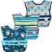 Baberos pack 3 uni Snap & Go E/W - Lina Sustentable, ropa Niño Chile, ropa de niño en oferta