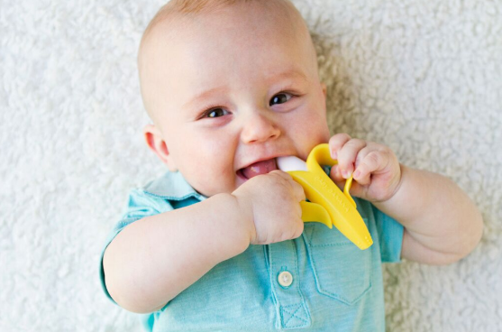 Baby Banana - Banana Cepillo de Dientes bebé mordedor