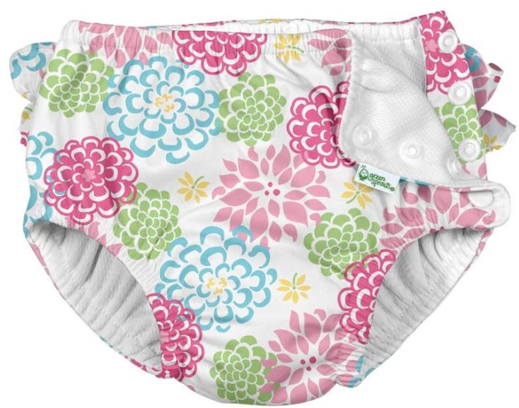Traje de Baño zunga con pañal niña - Lina Sustentable, ropa Niño Chile, ropa de niño en oferta