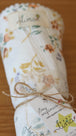 Tuto grande muselina orgánica 120x120cm - Lina Sustentable, ropa Niño Chile, ropa de niño en oferta