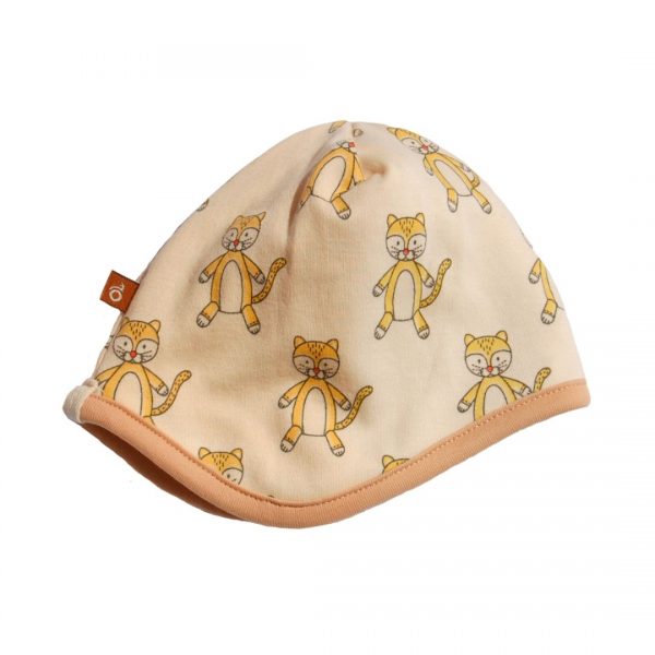 Gorro cubre orejas algodón pima orgánico - Lina Sustentable, ropa Niño Chile, ropa de niño en oferta