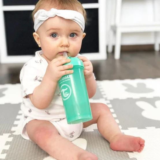 Vaso con bombilla Straw Cup 360ml - Lina Sustentable, ropa Niño Chile, ropa de niño en oferta