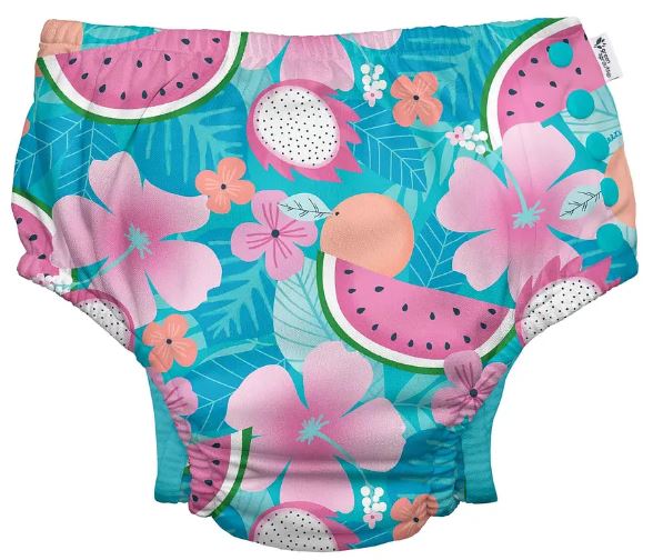 Traje de Baño zunga con pañal niña - Lina Sustentable, ropa Niño Chile, ropa de niño en oferta
