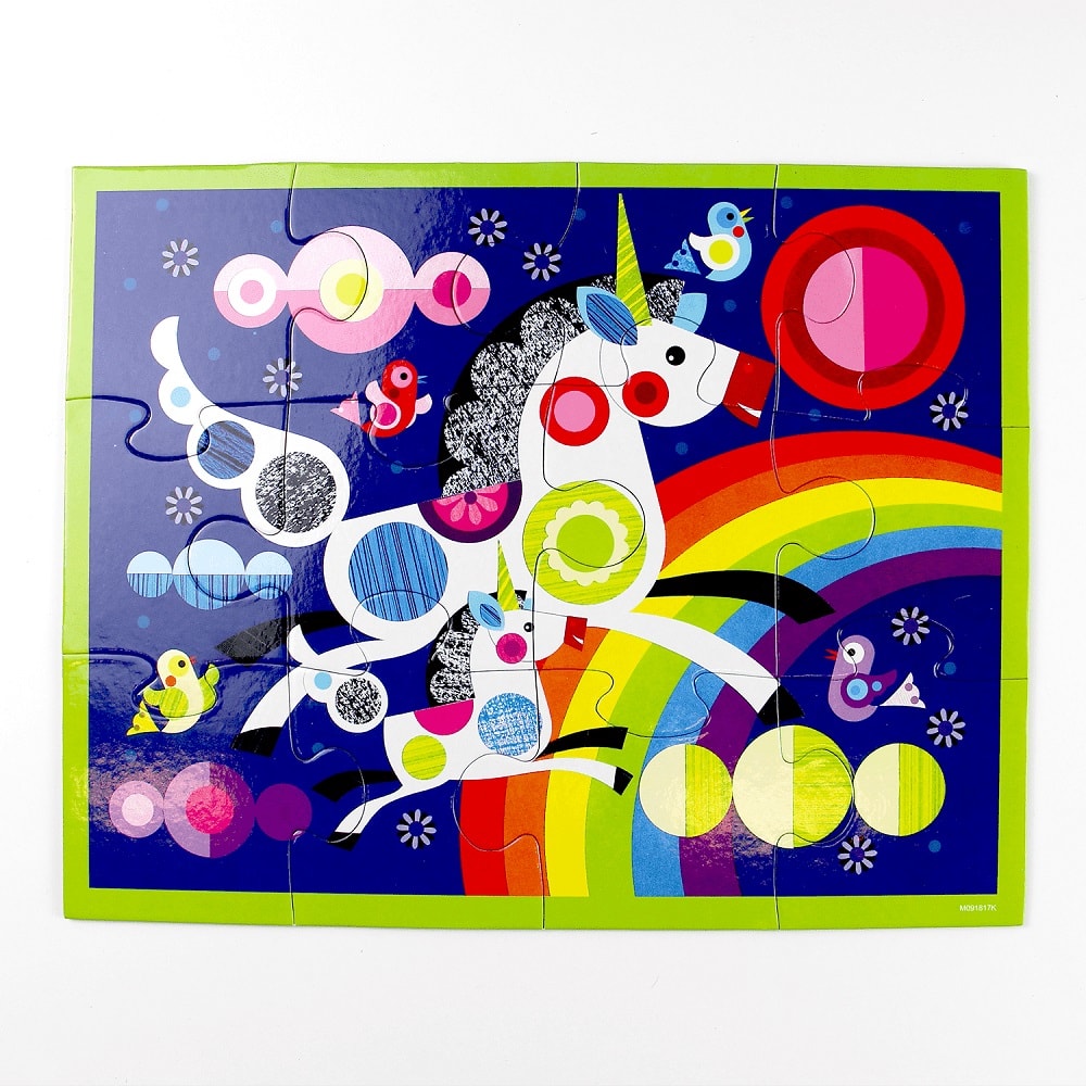 Puzzle en estuche 12 pcs - Lina Sustentable, ropa Niño Chile, ropa de niño en oferta